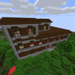 Seed: Woodland Mansion in Minecraft