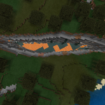 Seed: Huge Swamp Ravine in Minecraft