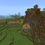 Seed: Zombie Village Desert Extreme Hills in Minecraft